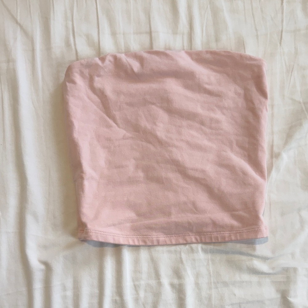 Garage Light Pink Tube Top